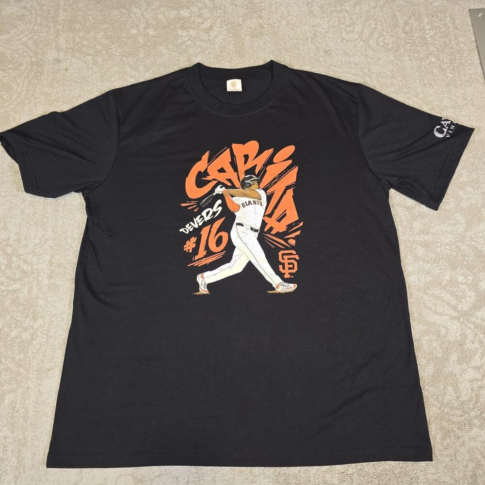 San Francisco Giants Rafael Devers Short Sleeve Shirt (9/27/25 Giveaway) Size XL